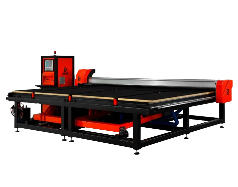 Integrated Glass Cutting Table