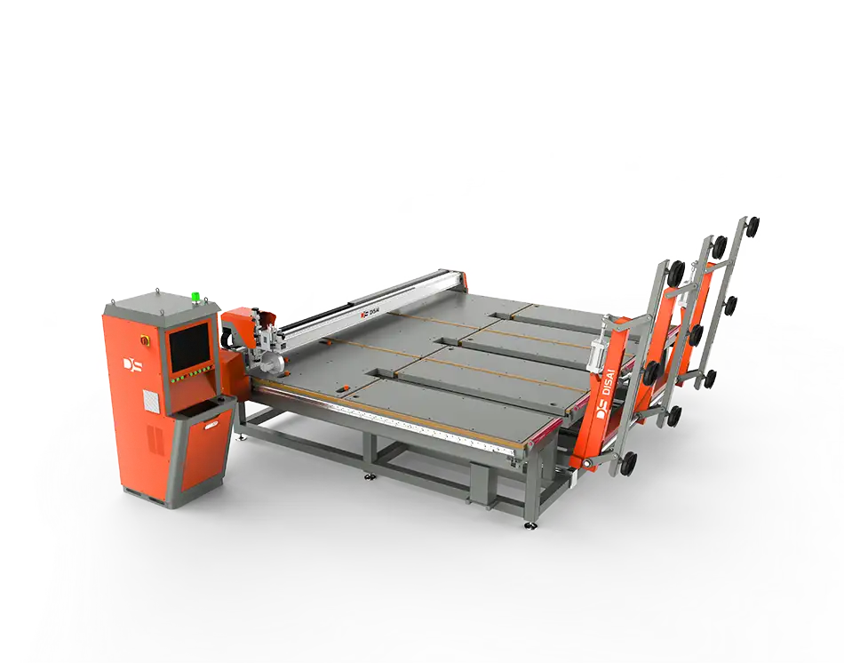 Mesa Integrada de Corte de Vidrio (Carga Automática)