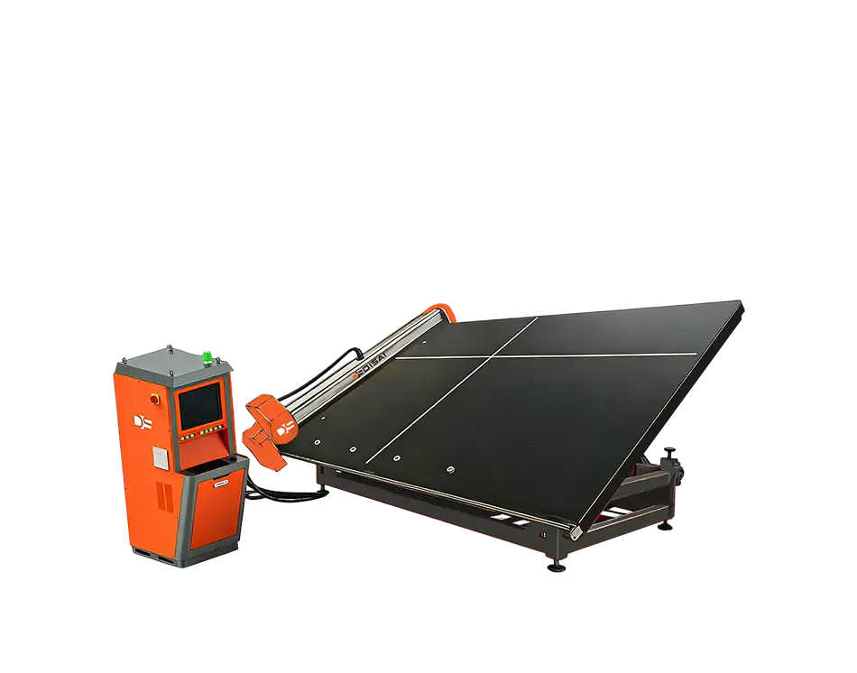 Mesa de corte de vidrio inclinable