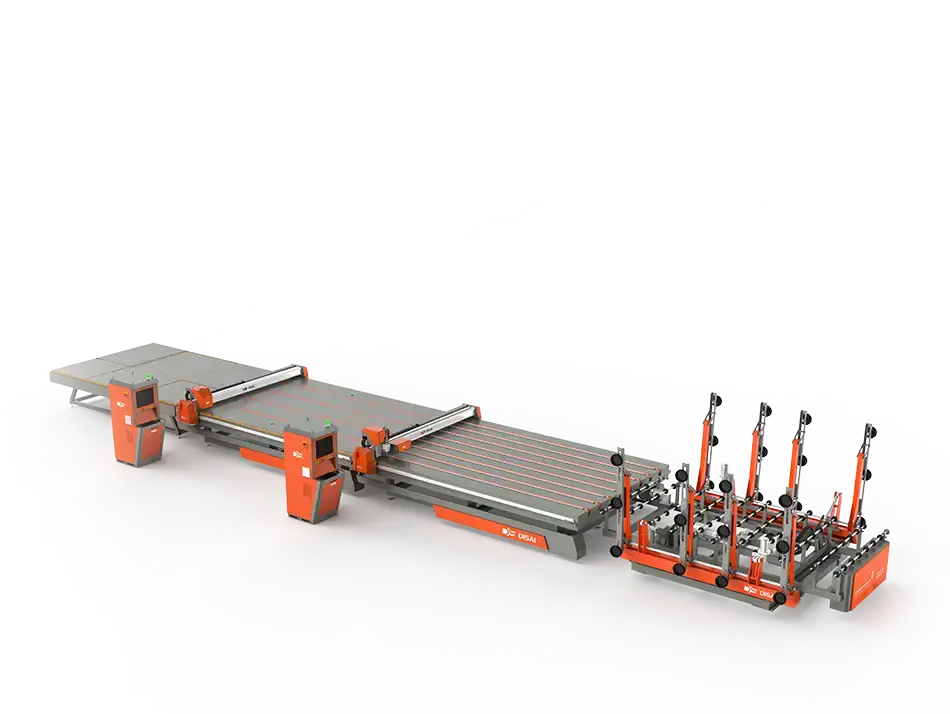 Automatic Glass Cutting Line(with laser marking)