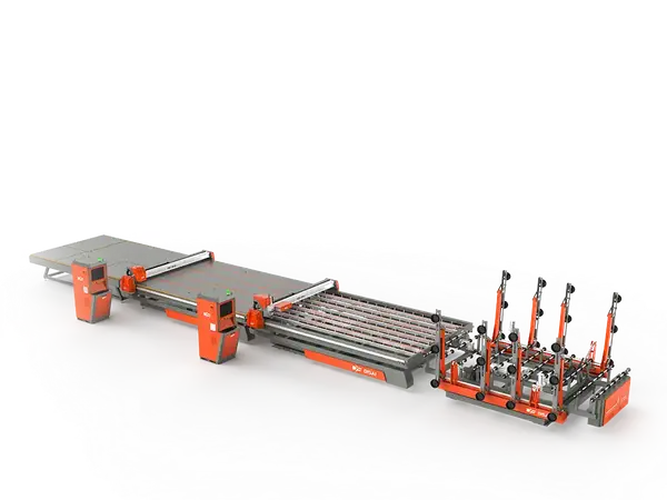 Automatic Glass Cutting Line(with laser drilling)