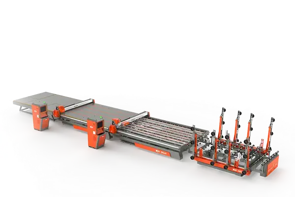 Automatic Glass Cutting Line(with laser drilling)