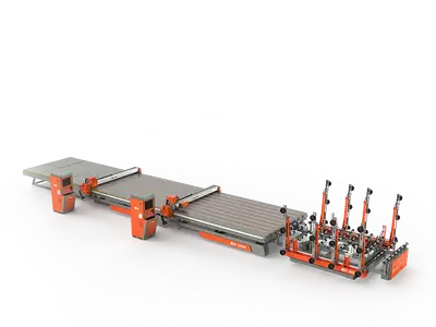 Automatic Glass Cutting Line(with laser marking)