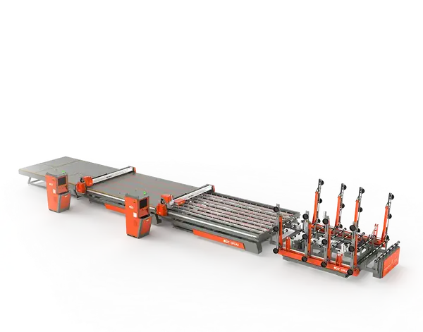 Automatic Glass Cutting Line(with laser drilling)