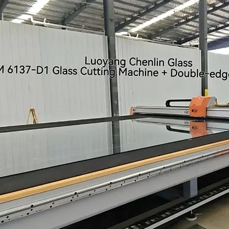 DS-CM 6137-D1 Glass Cutting Machine + Double-edger Single Station