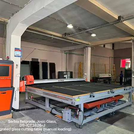 DS-ICT3826-J Integrated Glass Cutting Table (Manual Loading)