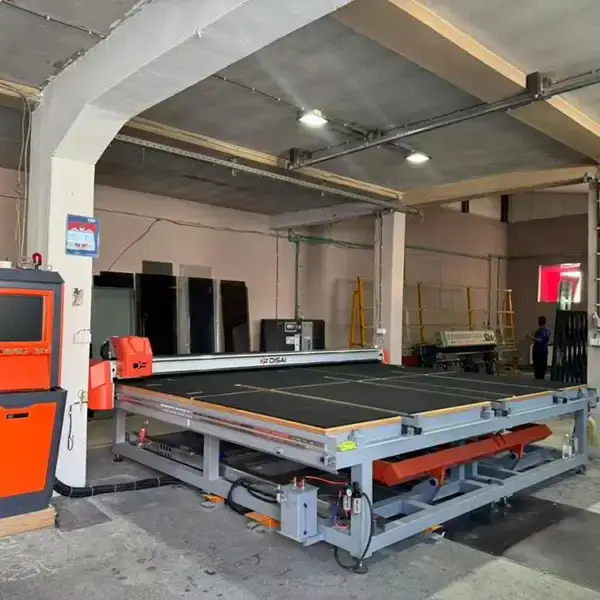 Model 3826 Integrated Glass Cutting Machine With Manual Loading