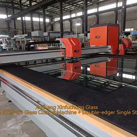 DS-CM 3725-D1 Glass Cutting Machine+ Double-edger Single Station