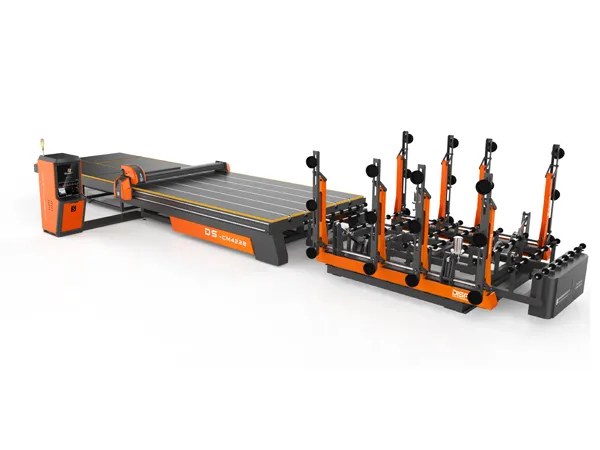 What are the common types of glass cutting machines?